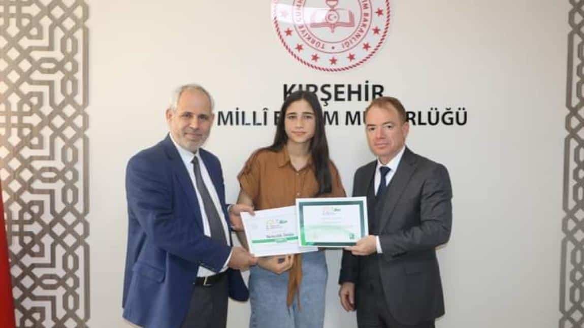 Sağlıklı Nesil Sağlıklı Gelecek Yarışmasında Kırşehir 1.si olduk.